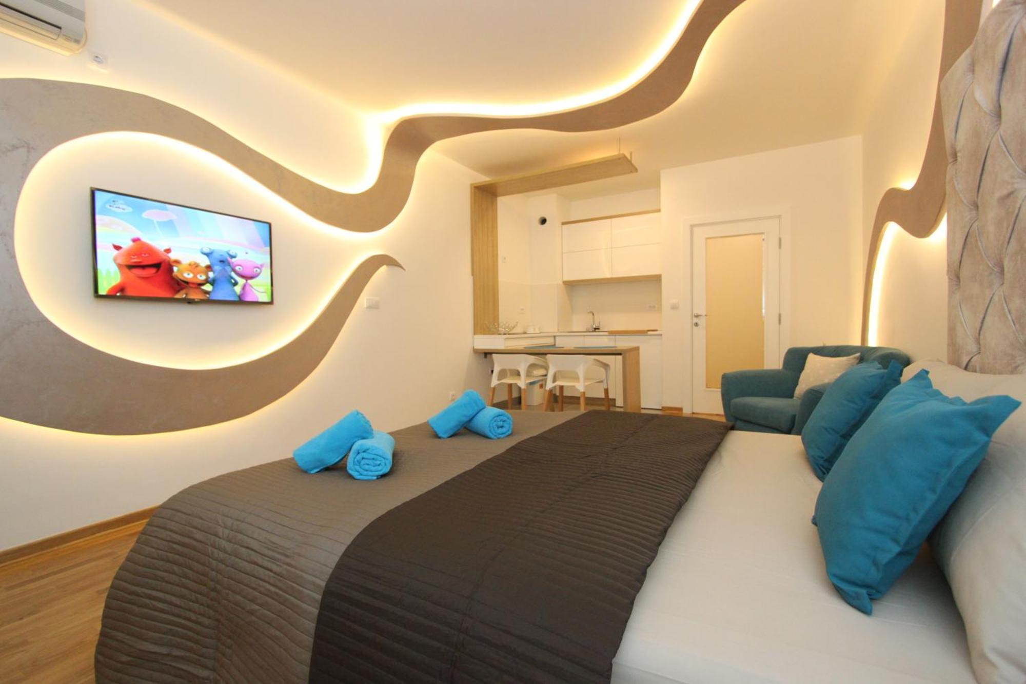 Riviera New Belgrade Apartment, Parking 5 Eur Per Day Exteriör bild